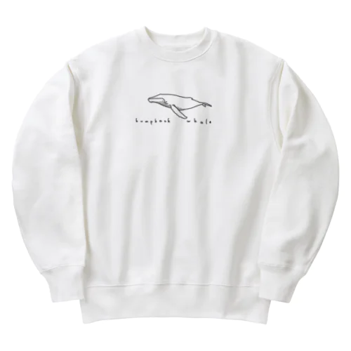 ザトウクジラ Heavyweight Crew Neck Sweatshirt