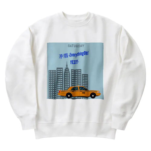 矛盾 me and me コラボグッズ Heavyweight Crew Neck Sweatshirt