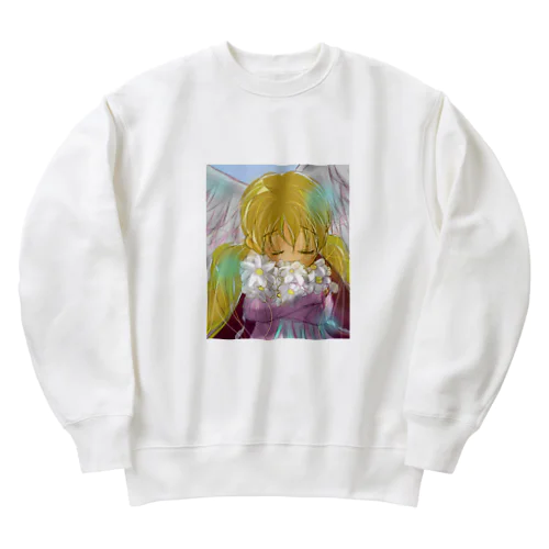 花の天使 Heavyweight Crew Neck Sweatshirt