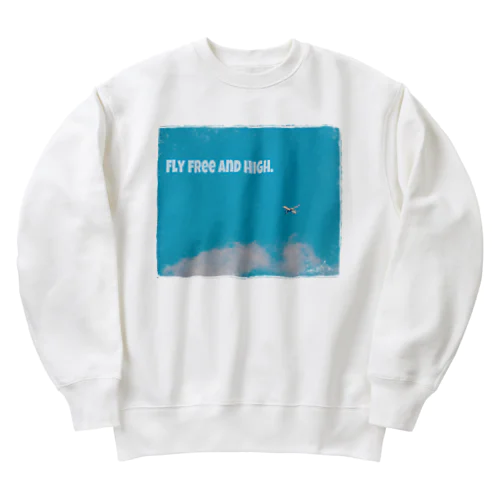 Fly free and high. Heavyweight Crew Neck Sweatshirt