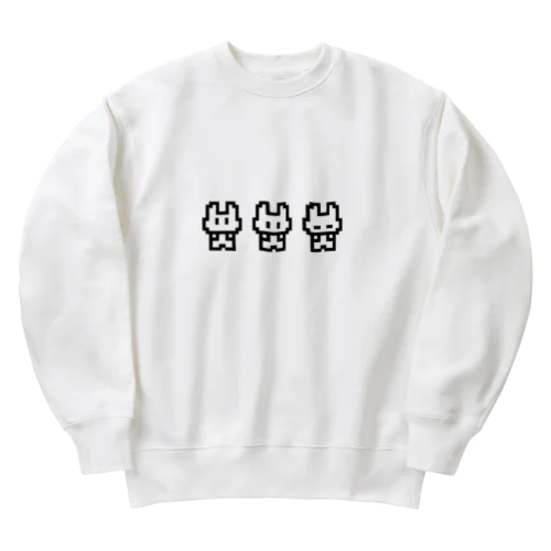 senausa-pixel(ぺこり) Heavyweight Crew Neck Sweatshirt