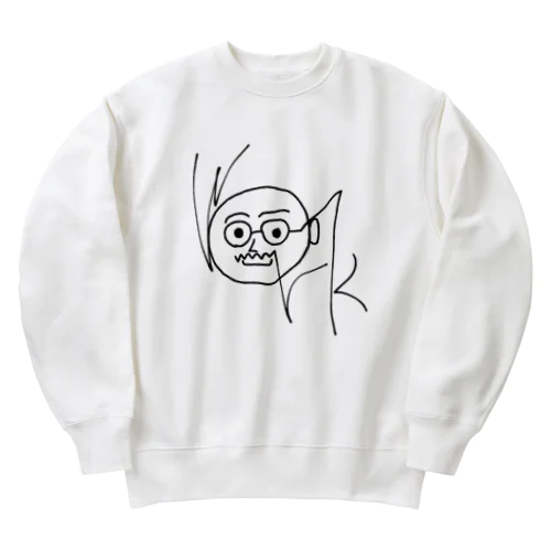 はたらくおっさん。 Heavyweight Crew Neck Sweatshirt