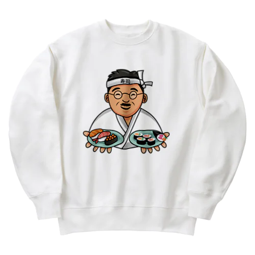 お寿司をどうぞ Heavyweight Crew Neck Sweatshirt