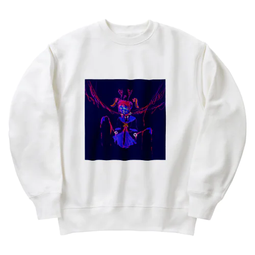 真実の目りゅうはちゃん Heavyweight Crew Neck Sweatshirt