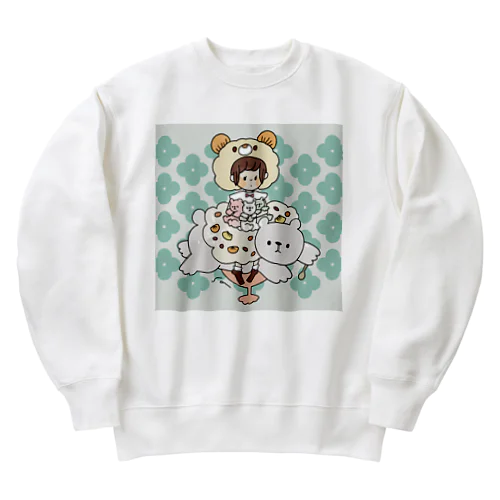 しろくまちゃん Heavyweight Crew Neck Sweatshirt