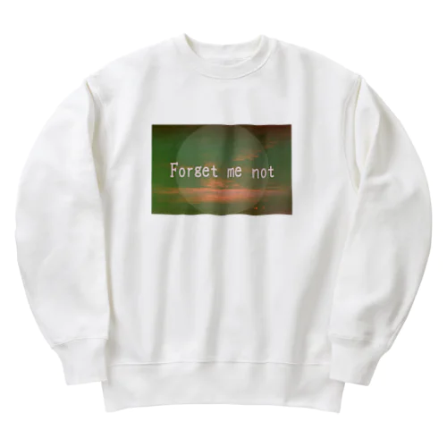 ForgetMeNot Heavyweight Crew Neck Sweatshirt