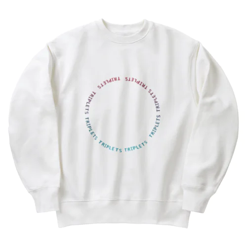 背中3つ子 カラ松カラー Heavyweight Crew Neck Sweatshirt