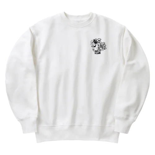 相撲king Heavyweight Crew Neck Sweatshirt