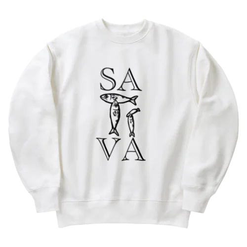 あがるサバ Heavyweight Crew Neck Sweatshirt