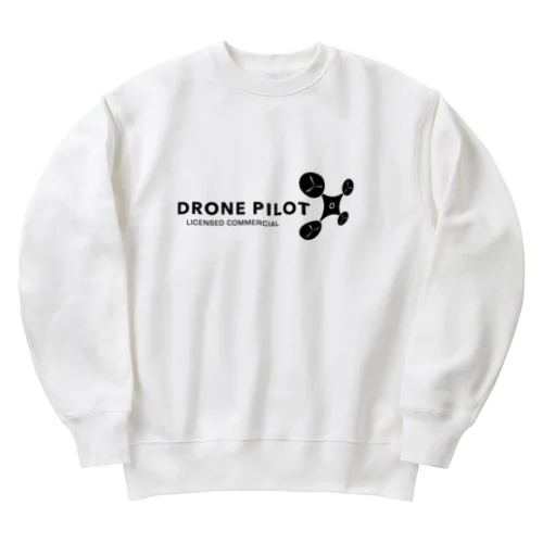 Drone Pilot WIDE Heavyweight Crew Neck Sweatshirt