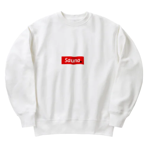 【BOXロゴ】サウナBOXロゴ　アイテム Heavyweight Crew Neck Sweatshirt