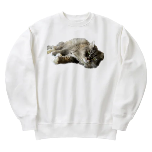 MUGI LOOKING Heavyweight Crew Neck Sweatshirt