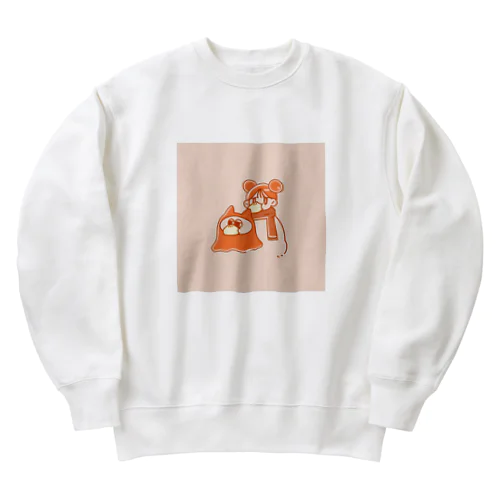 もぐもぐ肉まん Heavyweight Crew Neck Sweatshirt