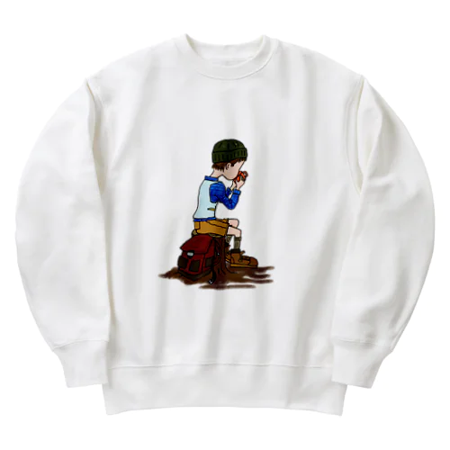 toncoo　ひと休み Heavyweight Crew Neck Sweatshirt