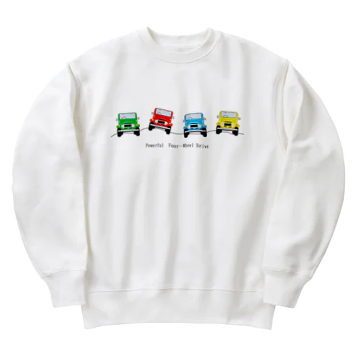 実力の四輪駆動 Heavyweight Crew Neck Sweatshirt