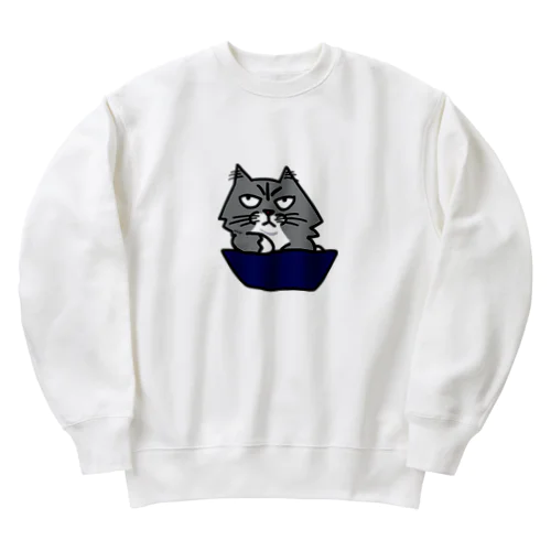 Mugi 猫 x Roll Eye Heavyweight Crew Neck Sweatshirt