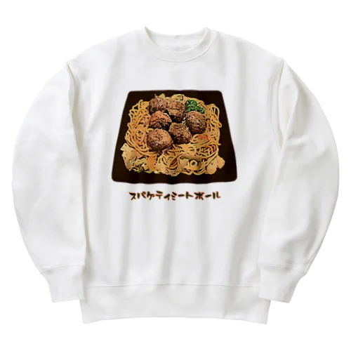 スパゲティミートボール_230219 Heavyweight Crew Neck Sweatshirt