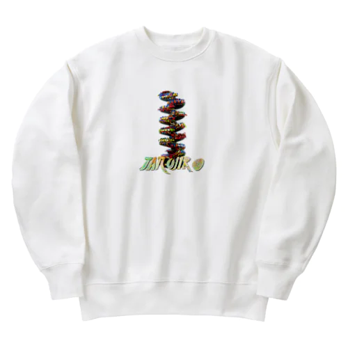 錠菓連鎖 by AI Heavyweight Crew Neck Sweatshirt