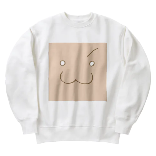 あいにゃん ドアップ Heavyweight Crew Neck Sweatshirt