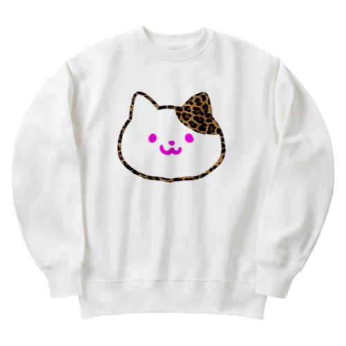 広熨斗隼人のカラーキャット😺３ Heavyweight Crew Neck Sweatshirt