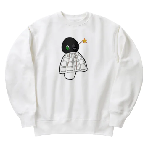 ゆかいなアミガサタケ Heavyweight Crew Neck Sweatshirt