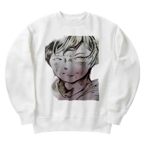 こんしんの、すのえ Heavyweight Crew Neck Sweatshirt