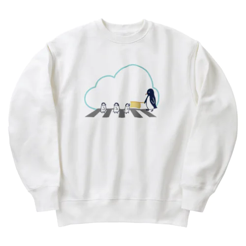 みまもりペンギン Heavyweight Crew Neck Sweatshirt