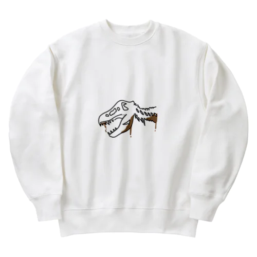 お洒落な恐竜 Heavyweight Crew Neck Sweatshirt