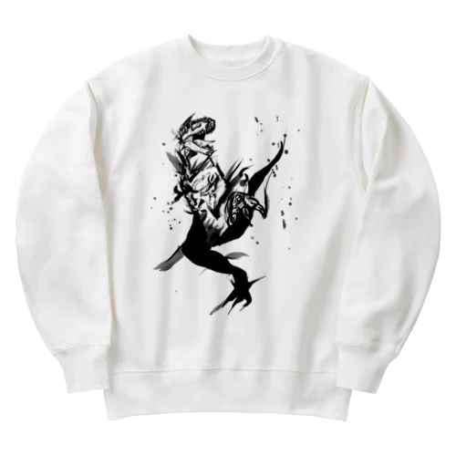 猛り狂う暴君竜 Heavyweight Crew Neck Sweatshirt