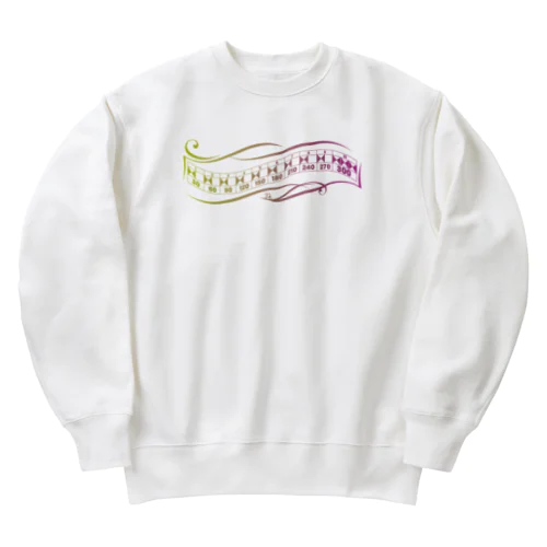 ボウリング「パーフェクトスコア300」グラデーション Heavyweight Crew Neck Sweatshirt