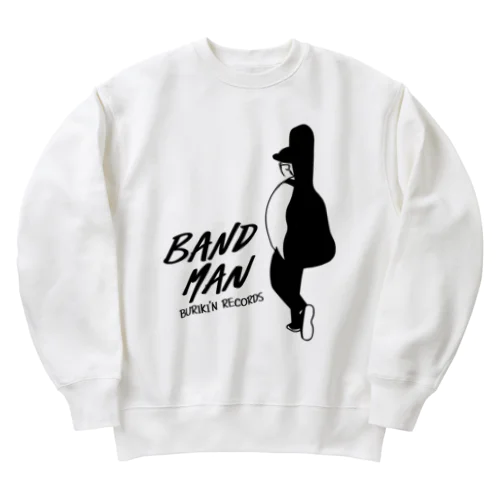 BANDMAN(ロゴ黒) Heavyweight Crew Neck Sweatshirt