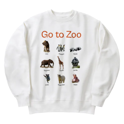 動物園に行く時 Heavyweight Crew Neck Sweatshirt