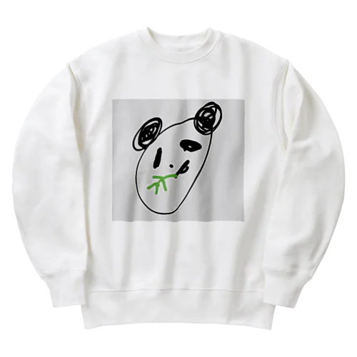 ぱんださん Heavyweight Crew Neck Sweatshirt