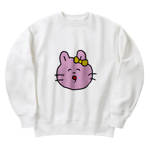 ぷぎゃうさちゃん Heavyweight Crew Neck Sweatshirt