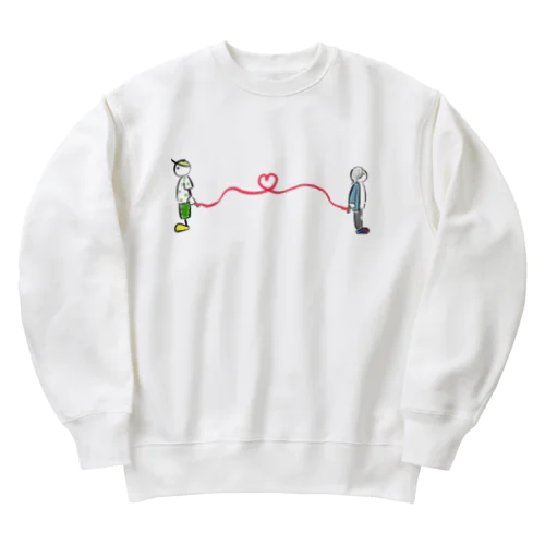 【重ね着限定】脱ぐと運命の赤い糸Ｔ Heavyweight Crew Neck Sweatshirt