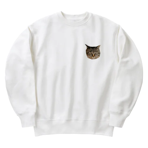 ぶちゃ猫シリーズ① Heavyweight Crew Neck Sweatshirt