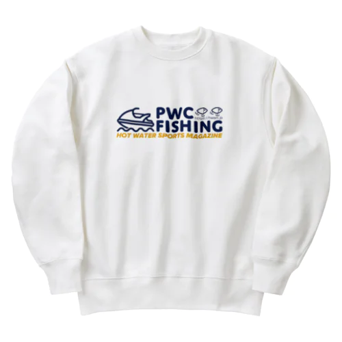 PWC FISHING（青色ロゴ） ヘビーウェイトスウェット