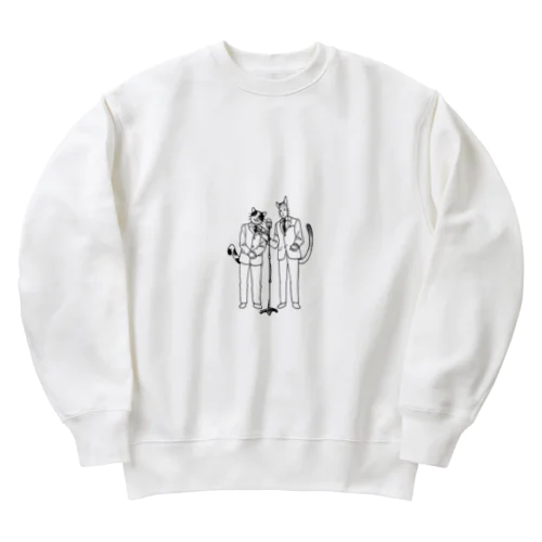 猫漫才 Heavyweight Crew Neck Sweatshirt