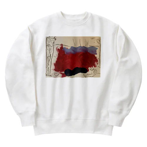 はしご消防車 Heavyweight Crew Neck Sweatshirt