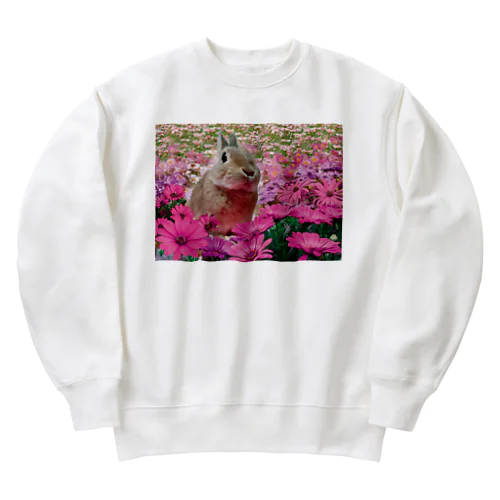 そらちゃん-うさぎのうみ Heavyweight Crew Neck Sweatshirt