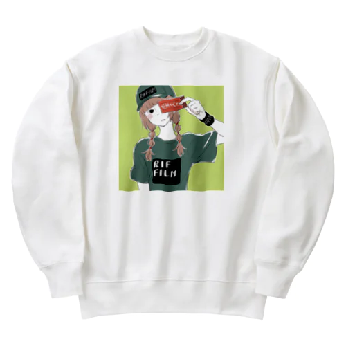 恐怖のRIFFILM女 Heavyweight Crew Neck Sweatshirt