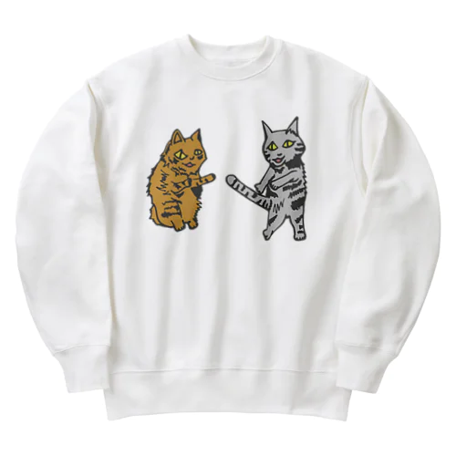 ダンシングキャット Heavyweight Crew Neck Sweatshirt