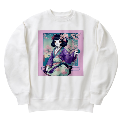 『彼なら先ほど、む、む、向こうに行きました。。。』 Heavyweight Crew Neck Sweatshirt