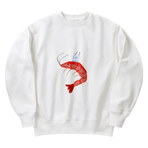 かにくんのお昼ご飯 Heavyweight Crew Neck Sweatshirt