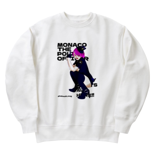 MONACO THE POLICE OFFICER Heavyweight Crew Neck Sweatshirt