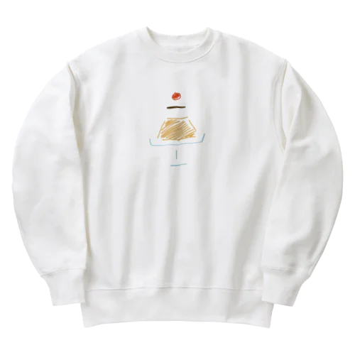 解体プリン Heavyweight Crew Neck Sweatshirt