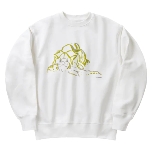 ノーブルなビルマホシガメさん Heavyweight Crew Neck Sweatshirt