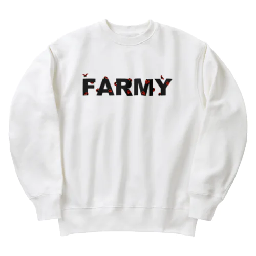 FARMY only LADYBIRDS Heavyweight Crew Neck Sweatshirt