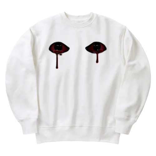 血の涙 Heavyweight Crew Neck Sweatshirt