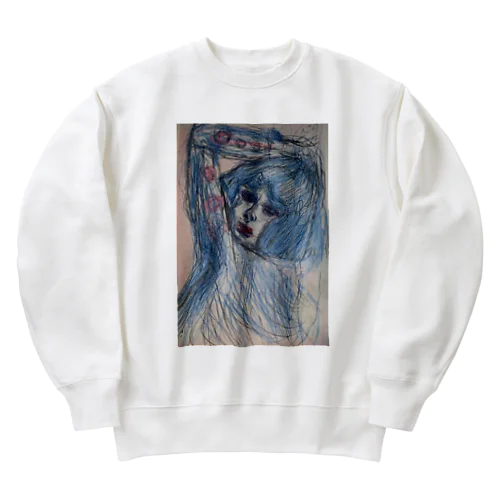 憂いな少女 Heavyweight Crew Neck Sweatshirt